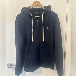 Polo Ralph Lauren Navy Zip-Up Hoodie